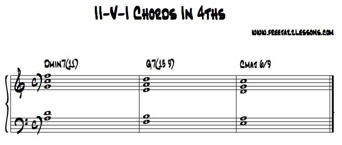 Jazz Piano Chord Voicing Chart