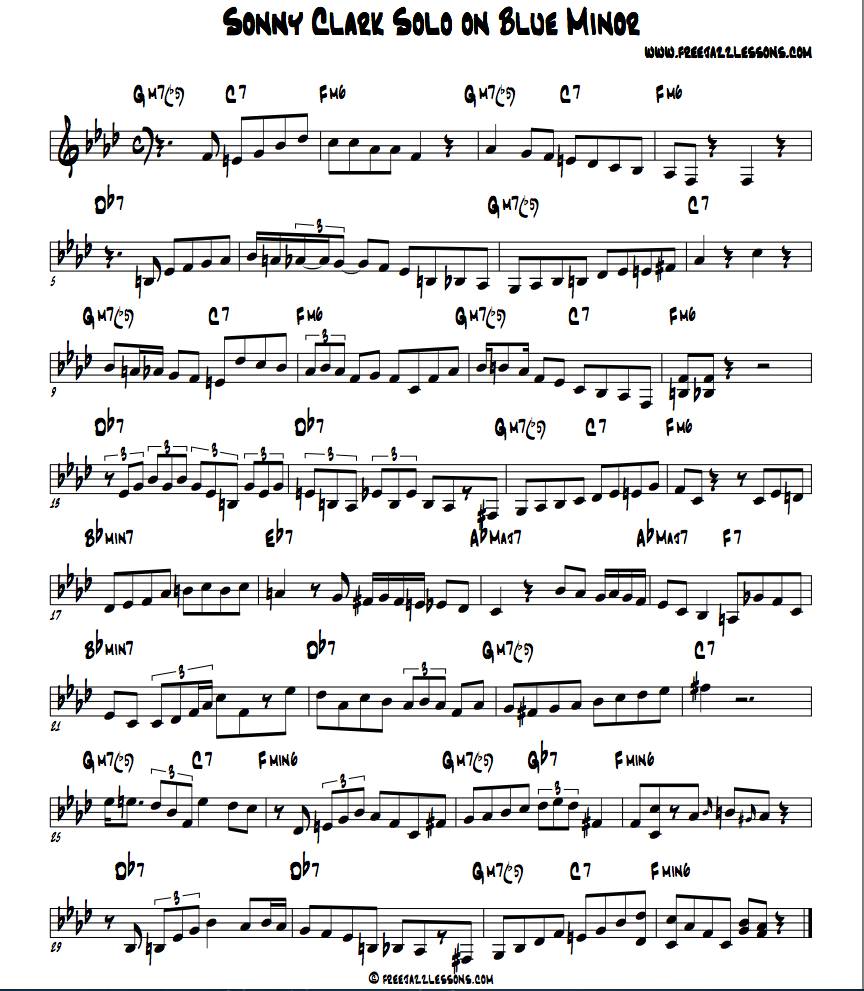 free jazz piano sheet music transcriptions pdf