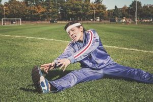 guy stretching