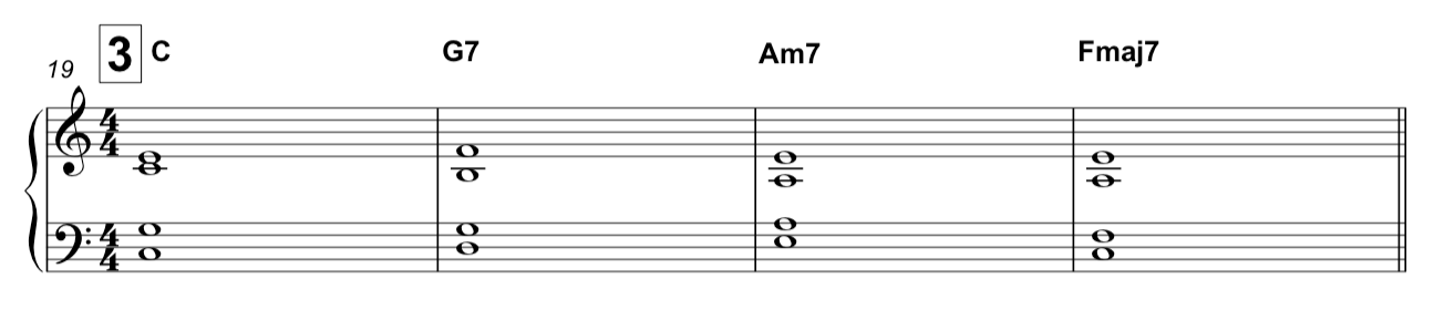 Piano Chord Progression Exercises