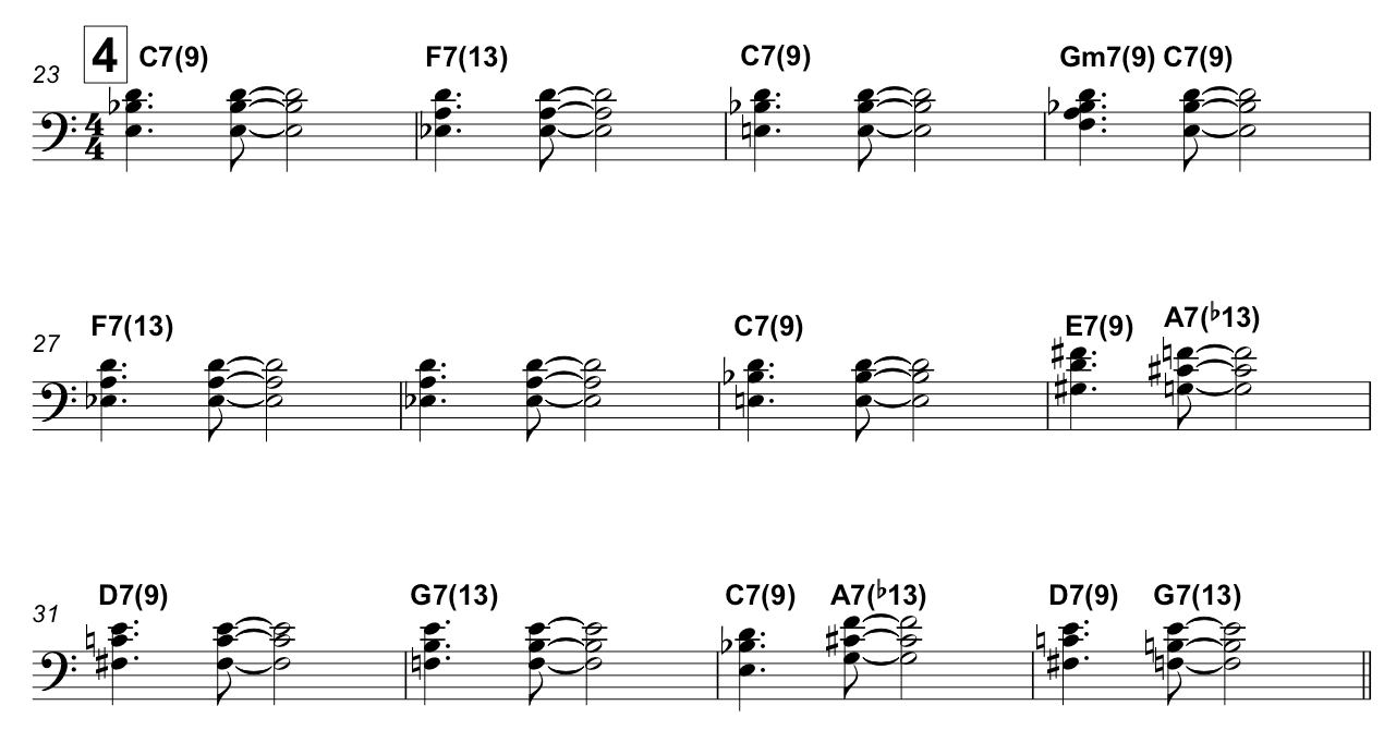 Piano Chord Progression Exercises