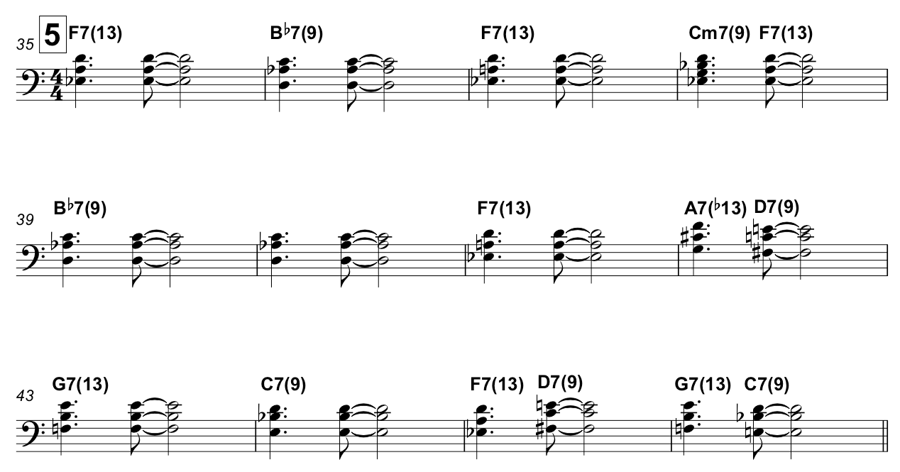 Piano Chord Progression Exercises