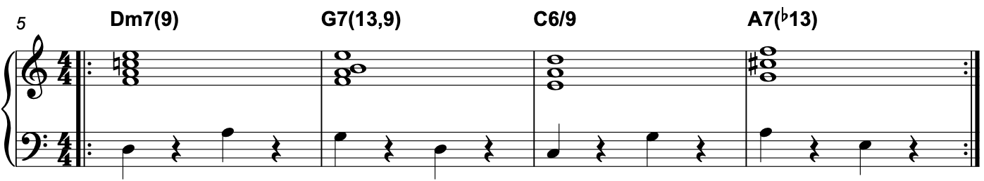 walking bass line